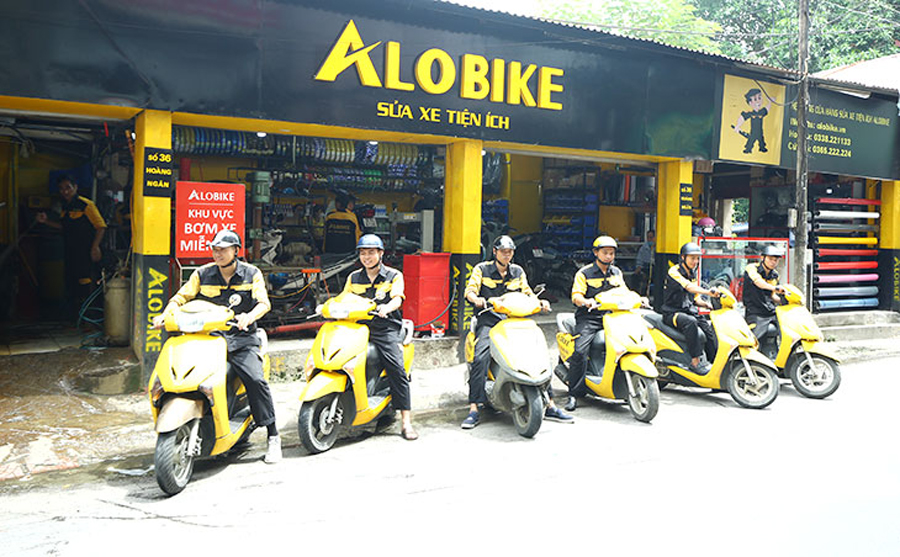 dịch vụ sửa xe tại nhà của alobike sẵn sàng di chuyển để phục vụ